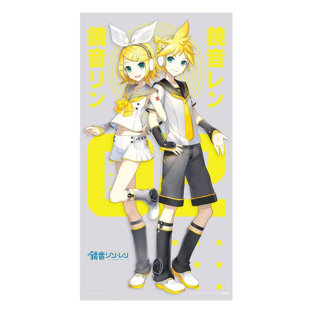 Virtual Artists Fabric Poster Len &amp; Rin Kagamine 90 x 170 cm product photo