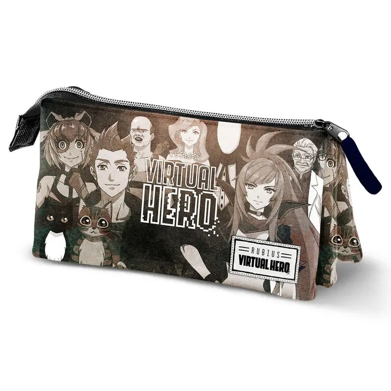 Virtual Hero triple pencil case product photo