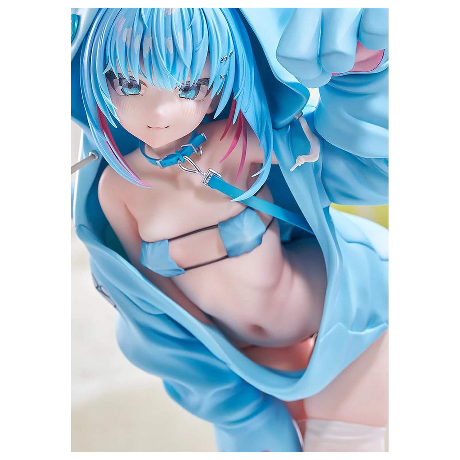 Virtual illustrator Kanzarin PVC Figure 1/6 kanzarin-chan: Cat-Eared Hoodie Ver. 26 cm product photo