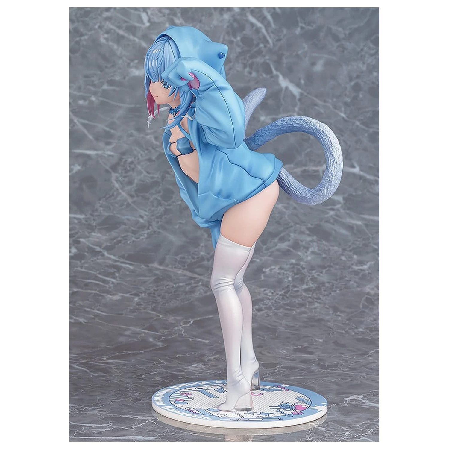 Virtual illustrator Kanzarin PVC Figure 1/6 kanzarin-chan: Cat-Eared Hoodie Ver. 26 cm product photo