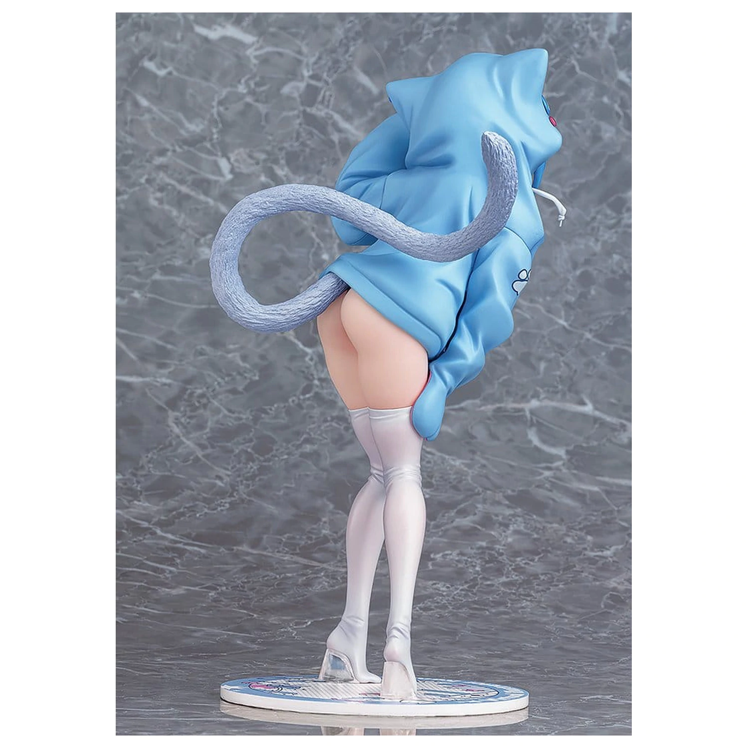 Virtual illustrator Kanzarin PVC Figure 1/6 kanzarin-chan: Cat-Eared Hoodie Ver. 26 cm product photo
