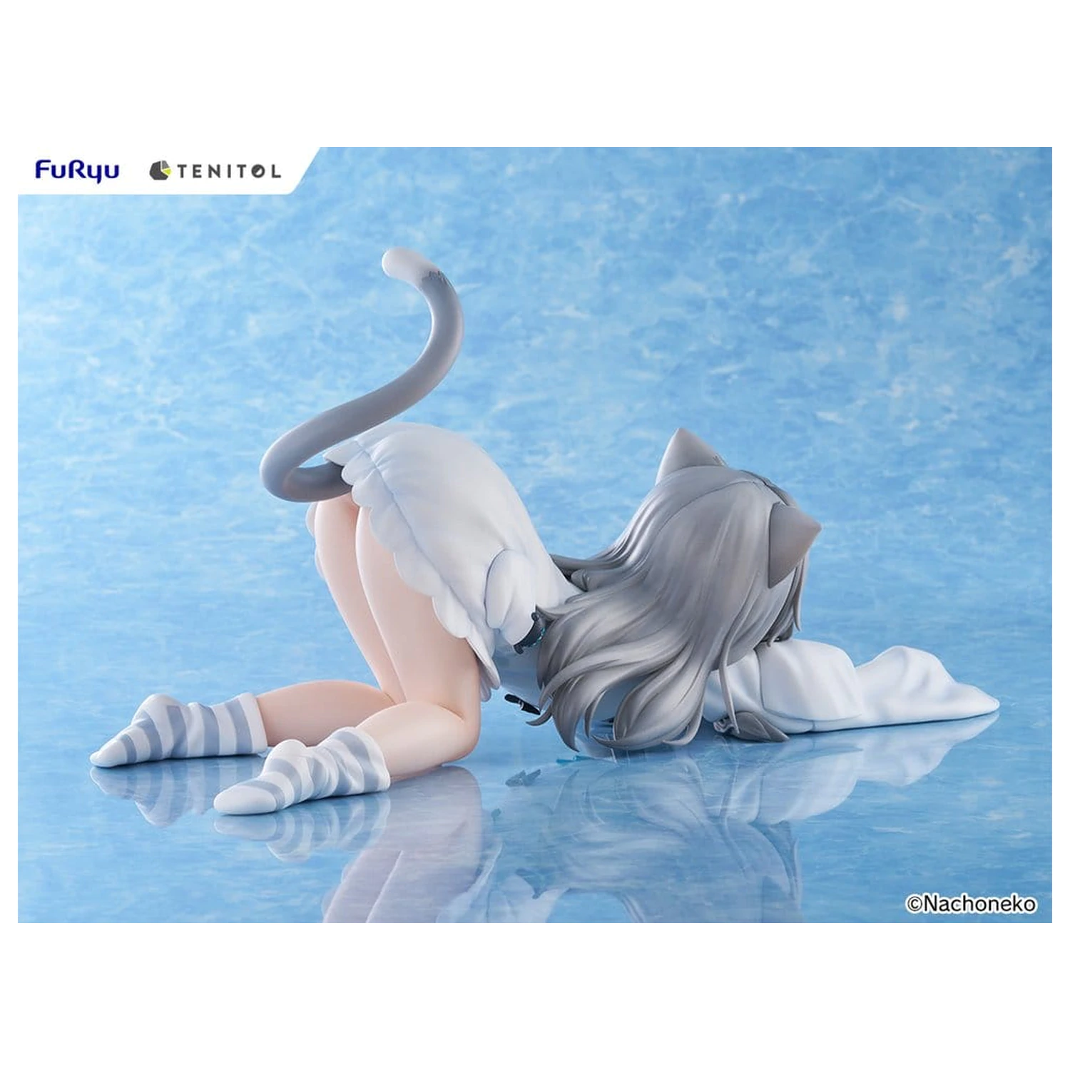 Virtual Youtuber Tenitol Big Noodle Stopper PVC Figure Nachoneko 18 cm product photo