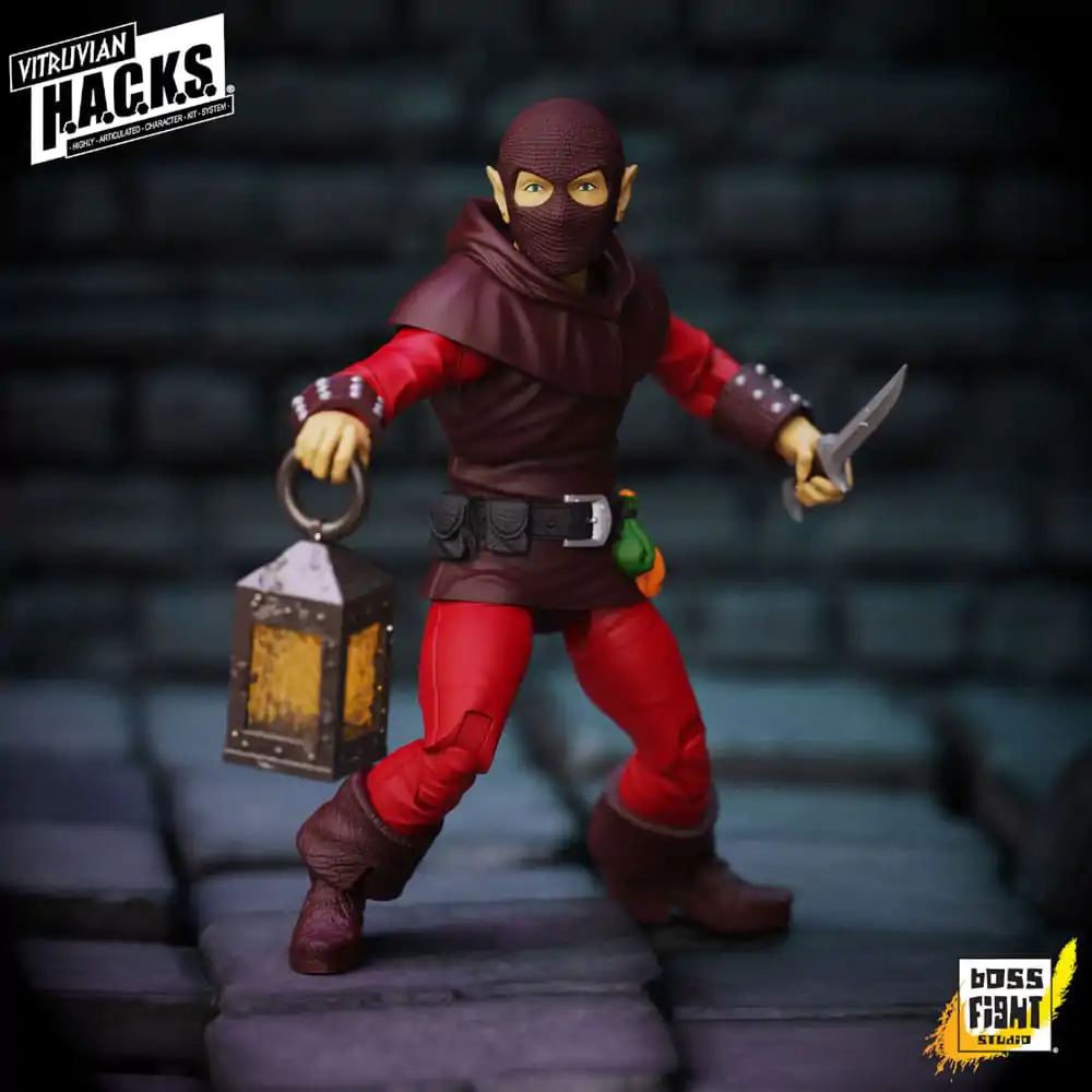 Vitruvian H.A.C.K.S. Action Figure Halfling Scout Dwynn Dellos termékfotó