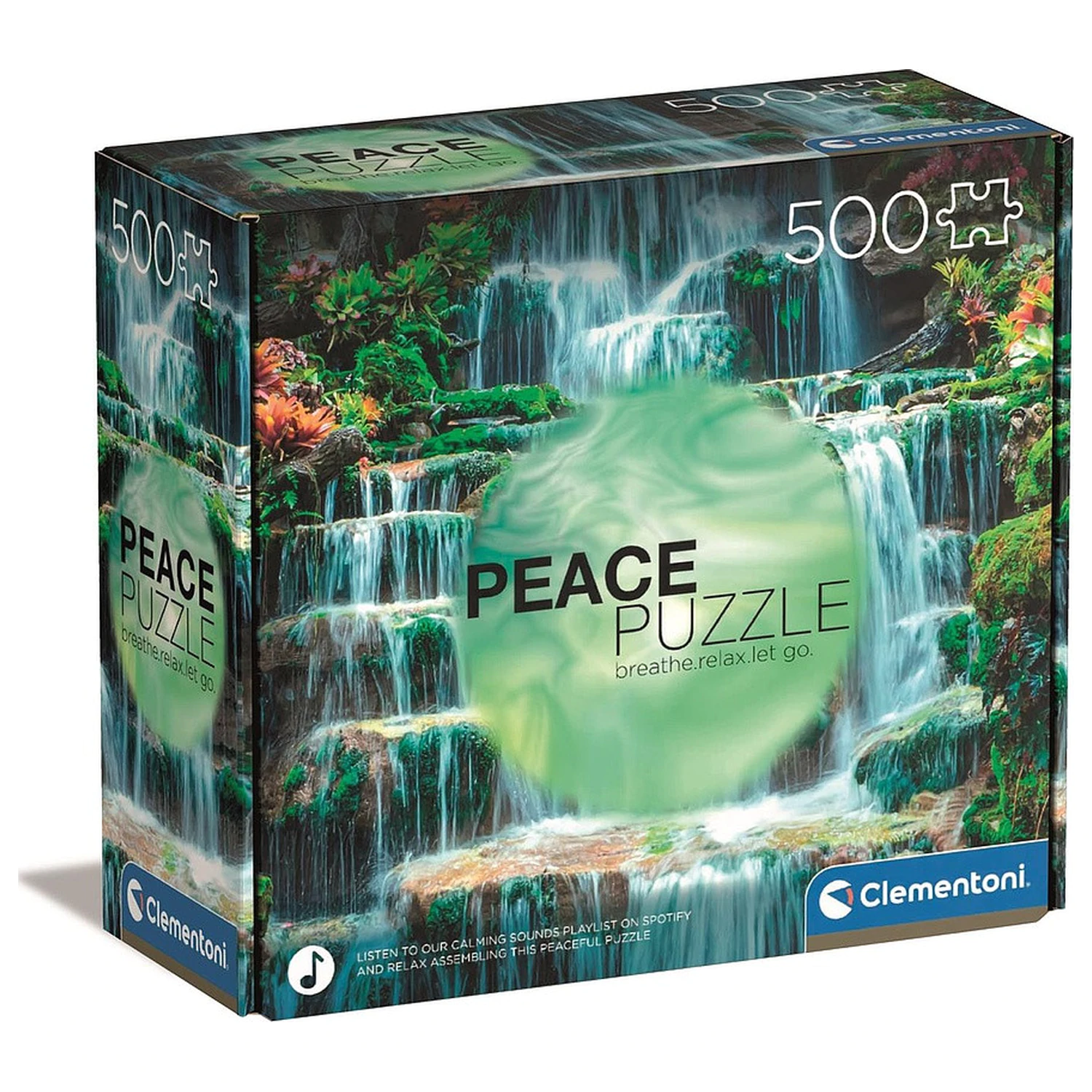 Waterfall Flow 500-piece Peace Puzzle product photo