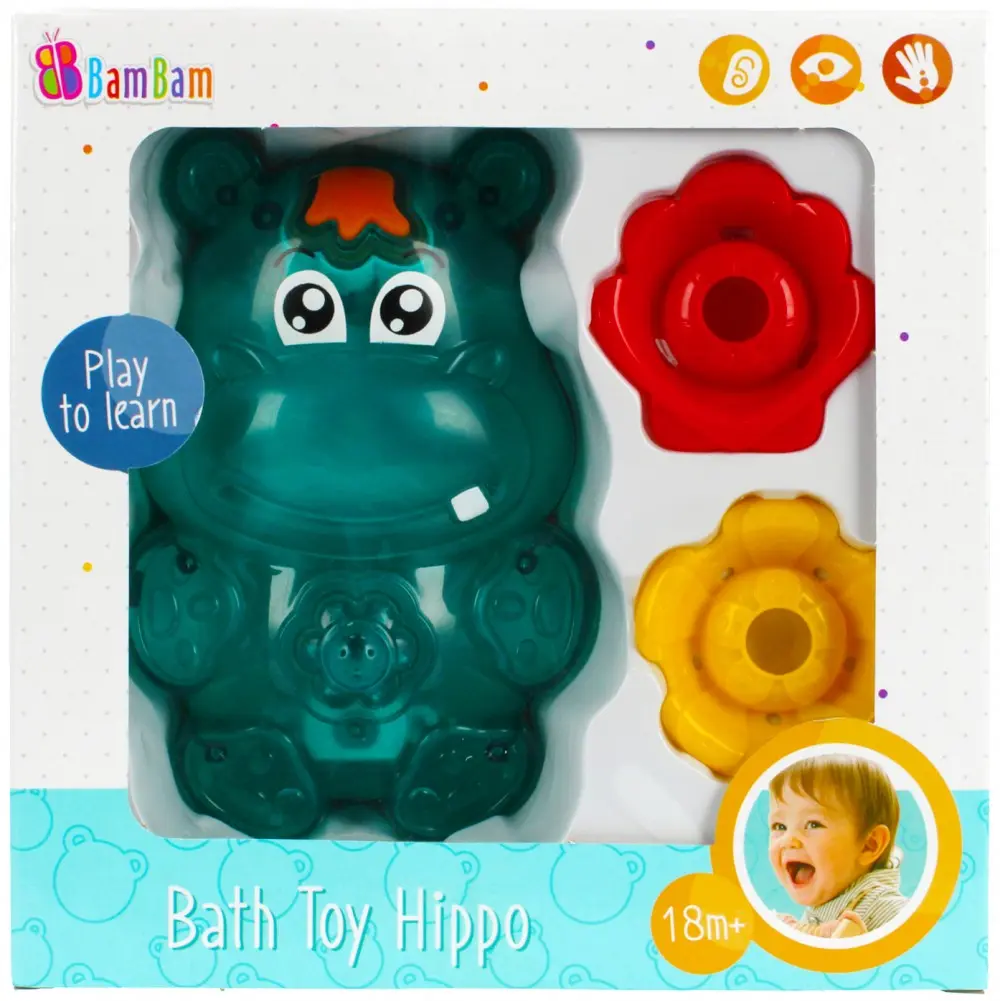 Hippopotamus bath toy product photo