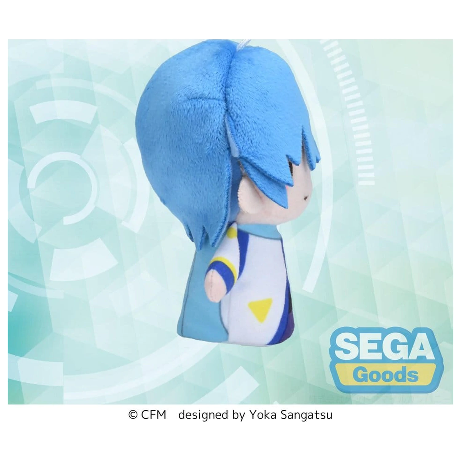 Vocaloid Fuwa Petit Plush Kaito Finger Mascot 10 cm product photo