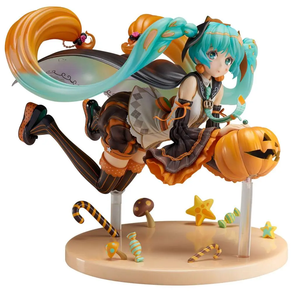 Vocaloid PVC Statue Hatsune Miku Trick or Miku 17 cm product photo