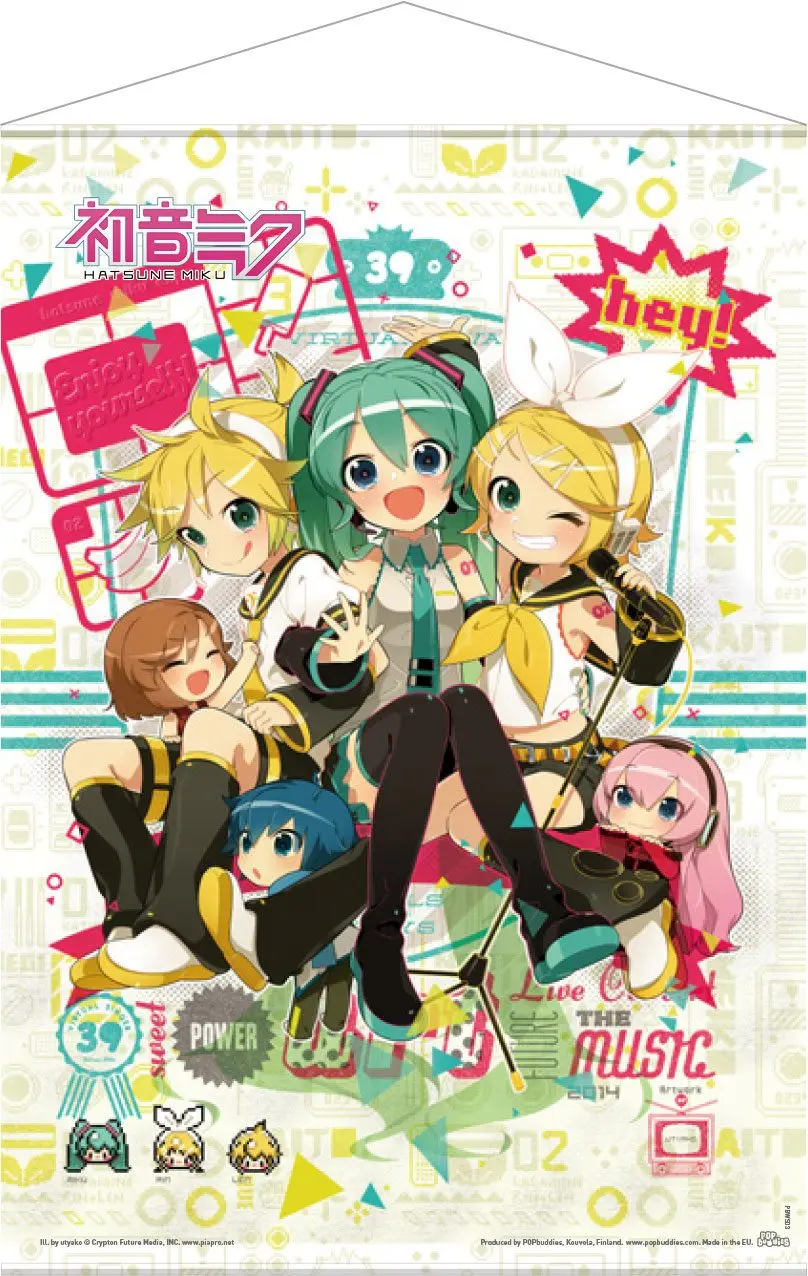 Vocaloid Wallscroll Hey! Piapro Characters 50 x 70 cm termékfotó