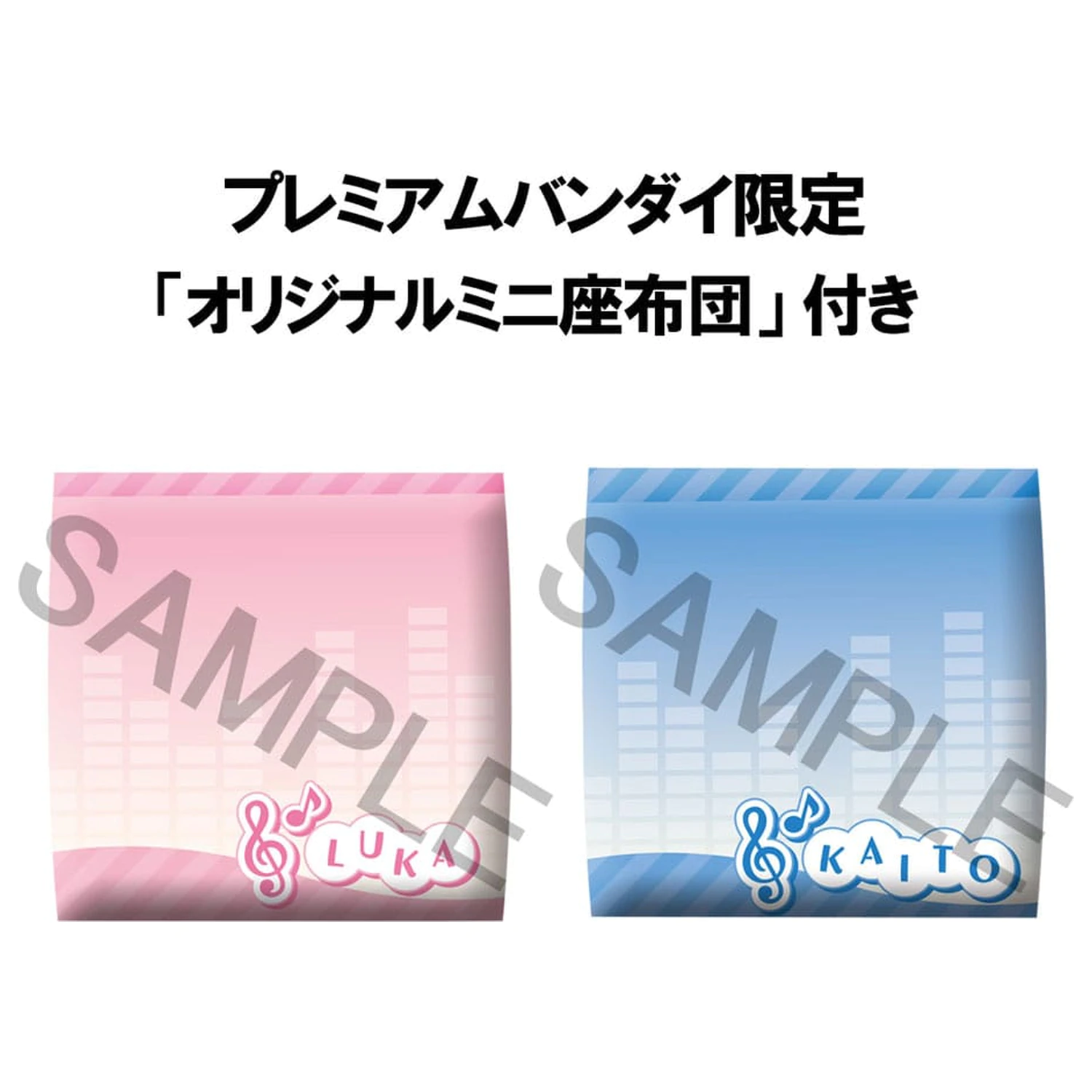 Vocaloid Look Up PVC Statues Megurine Luka & Kaito (with gift) 11 cm        product photo