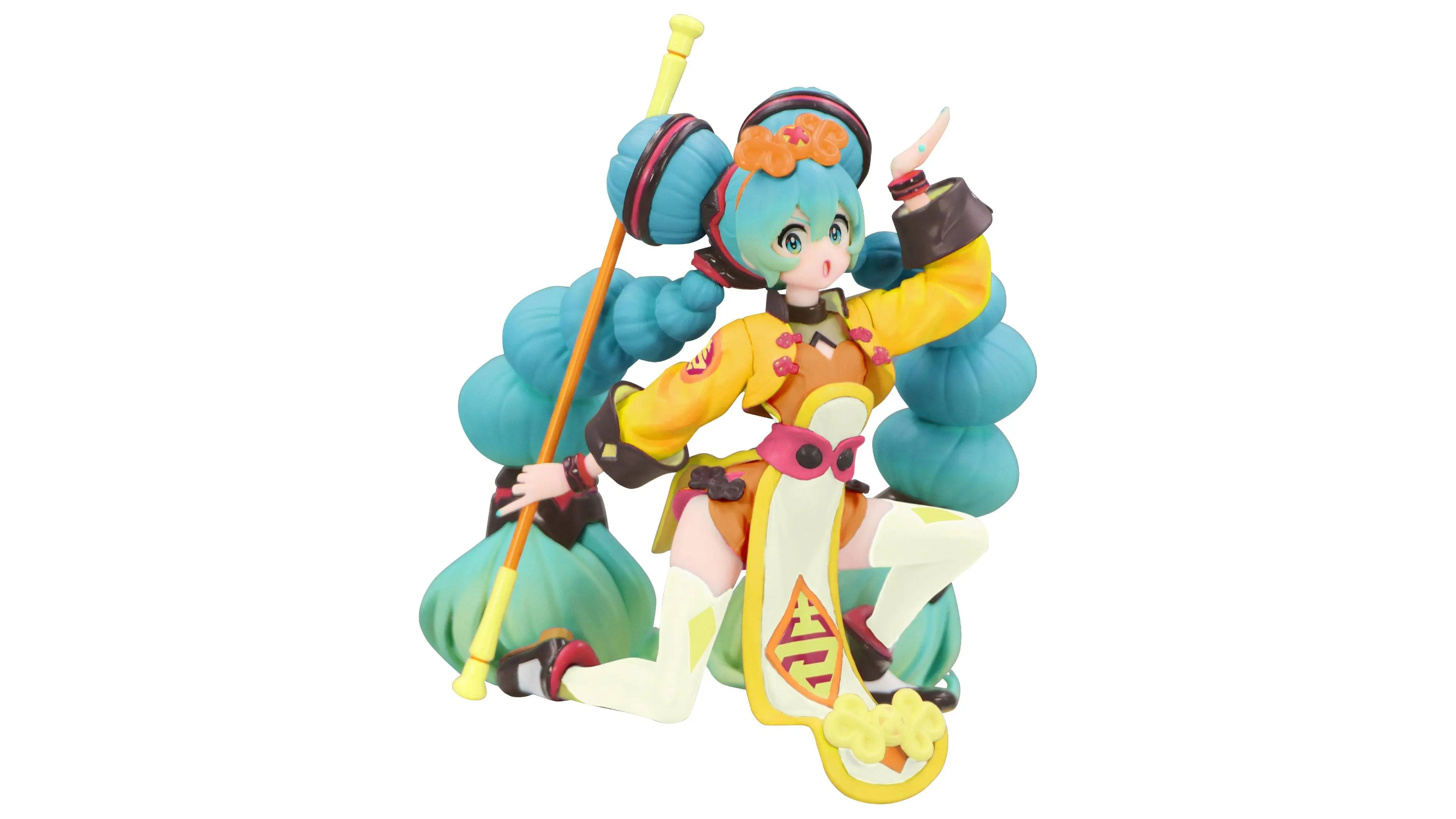 Vocaloid Noodle Stopper PVC Statue Hatsune Miku China Dress Color Variation 10 cm product photo