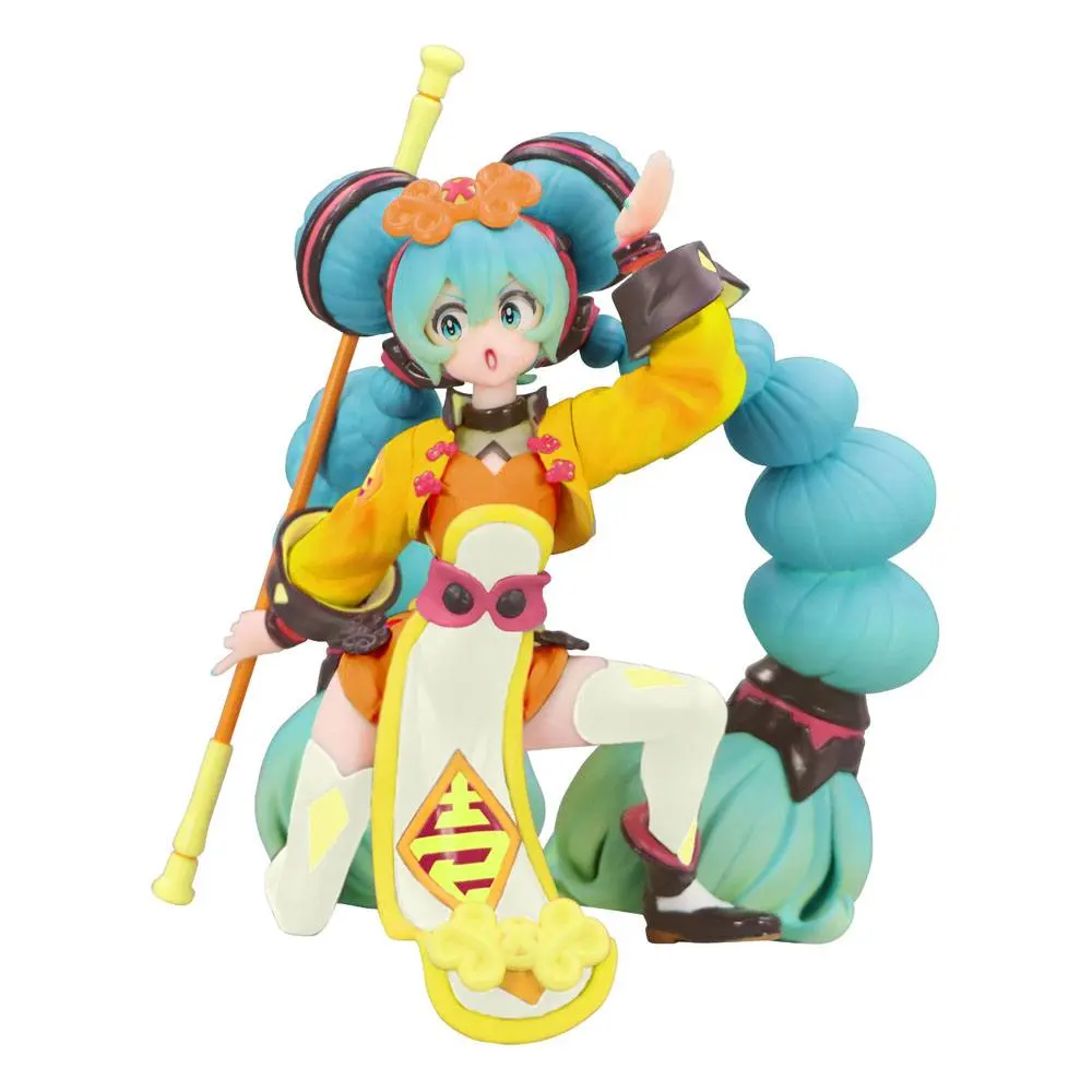 Vocaloid Noodle Stopper PVC Statue Hatsune Miku China Dress Color Variation 10 cm product photo
