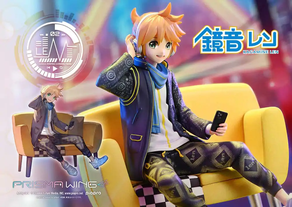 Vocaloid Piapro Characters Prisma Wing PVC Statue 1/7 Kagamine Len (Art by lack) 18 cm product photo