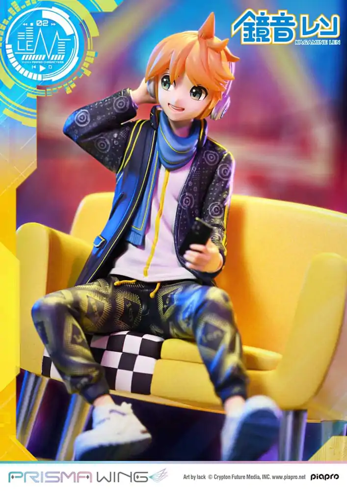 Vocaloid Piapro Characters Prisma Wing PVC Statue 1/7 Kagamine Len (Art by lack) 18 cm product photo
