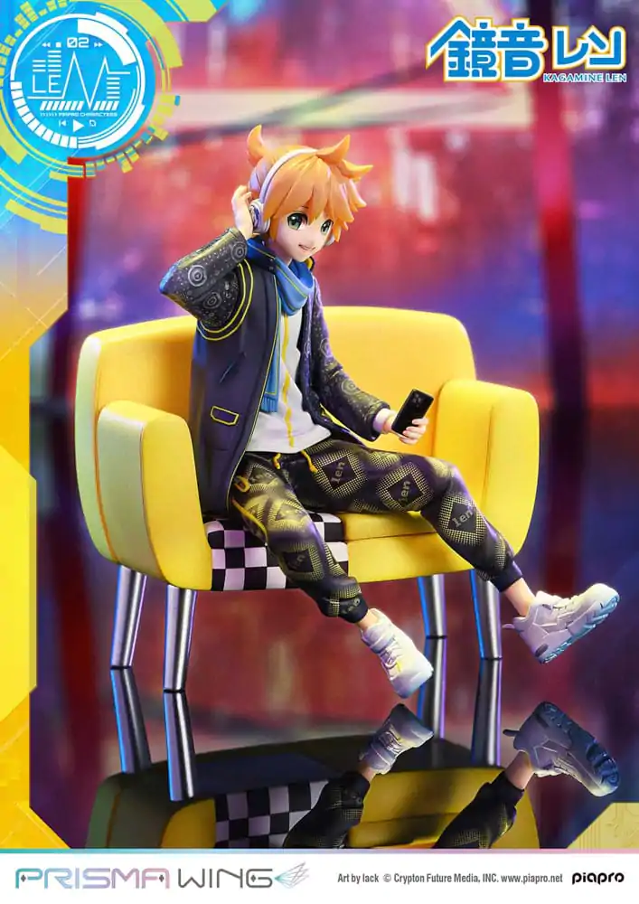 Vocaloid Piapro Characters Prisma Wing PVC Statue 1/7 Kagamine Len (Art by lack) 18 cm product photo