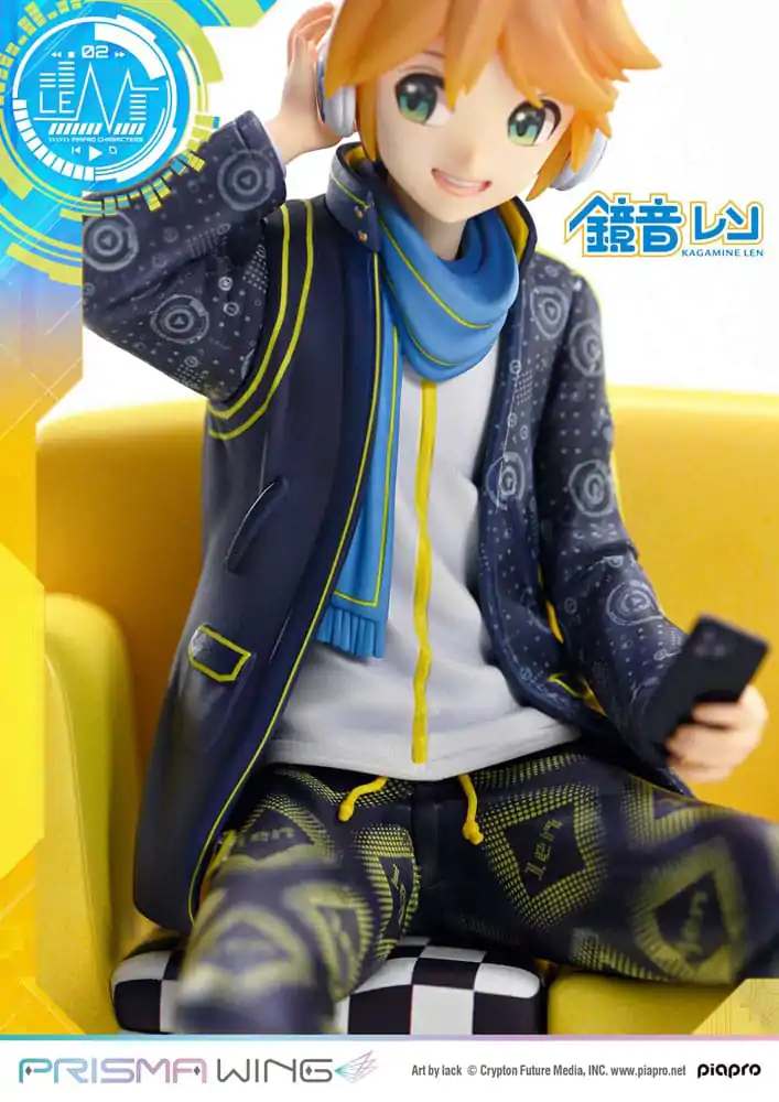 Vocaloid Piapro Characters Prisma Wing PVC Statue 1/7 Kagamine Len (Art by lack) 18 cm product photo
