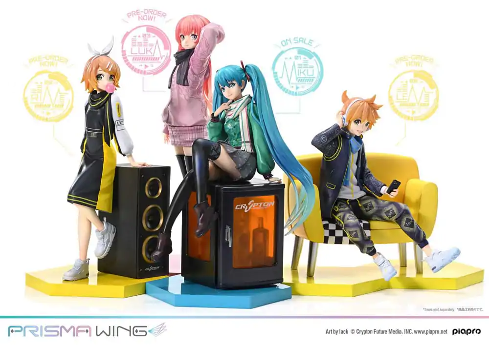 Vocaloid Piapro Characters Prisma Wing PVC Statue 1/7 Kagamine Len (Art by lack) 18 cm product photo