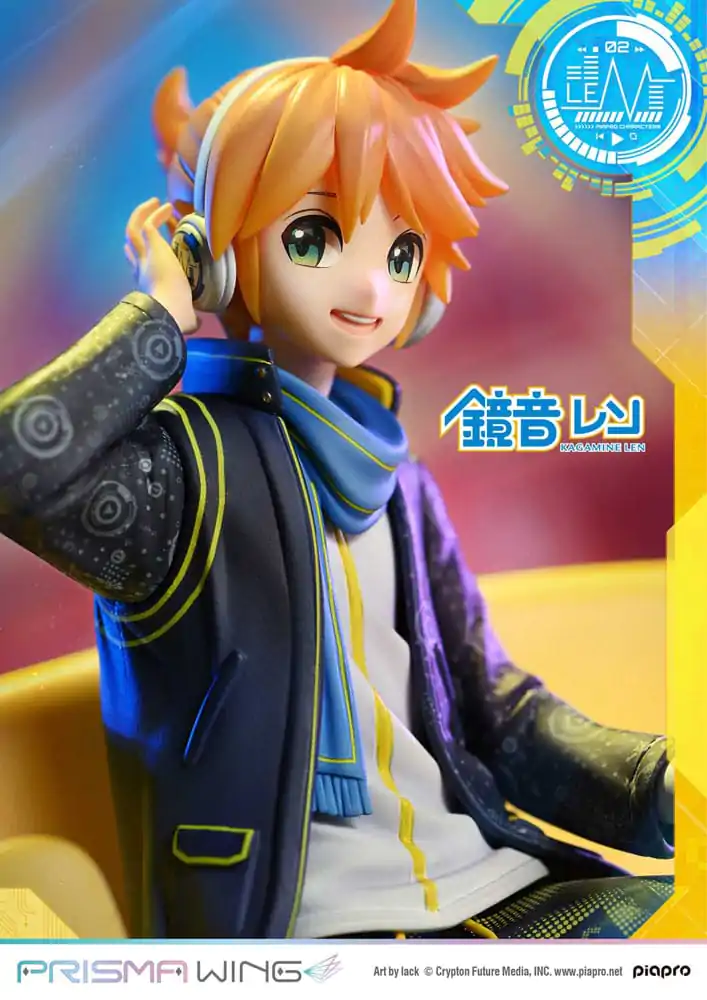 Vocaloid Piapro Characters Prisma Wing PVC Statue 1/7 Kagamine Len (Art by lack) 18 cm product photo