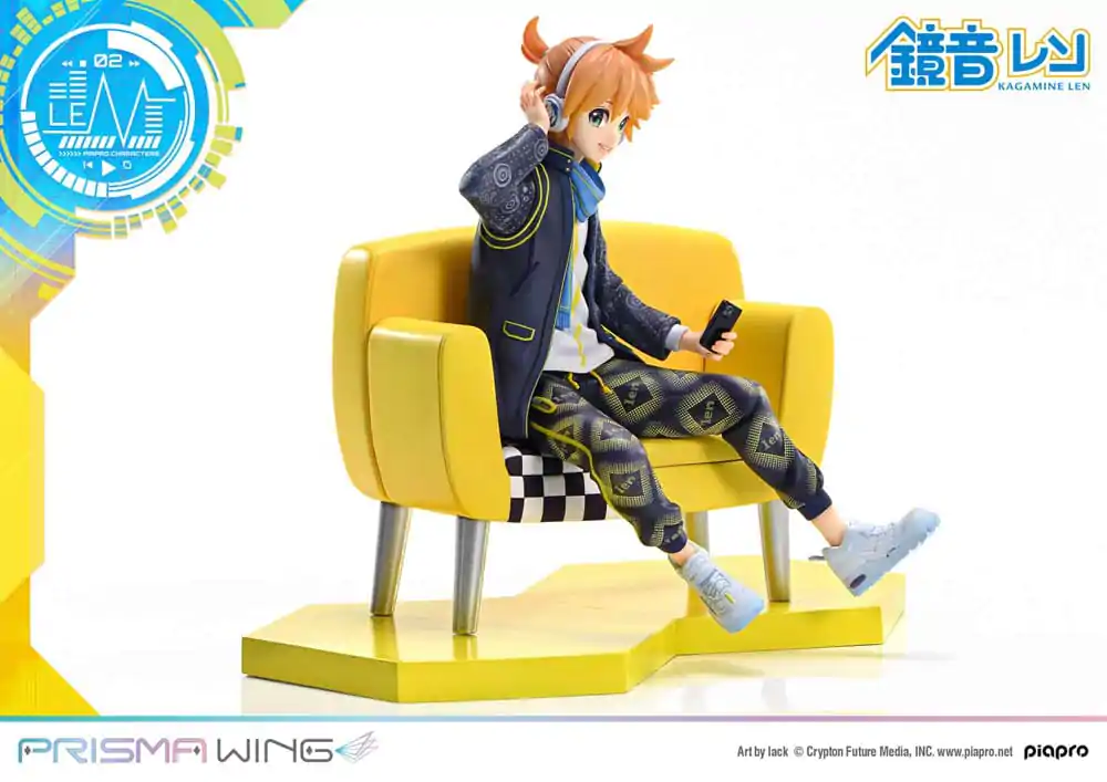 Vocaloid Piapro Characters Prisma Wing PVC Statue 1/7 Kagamine Len (Art by lack) 18 cm product photo