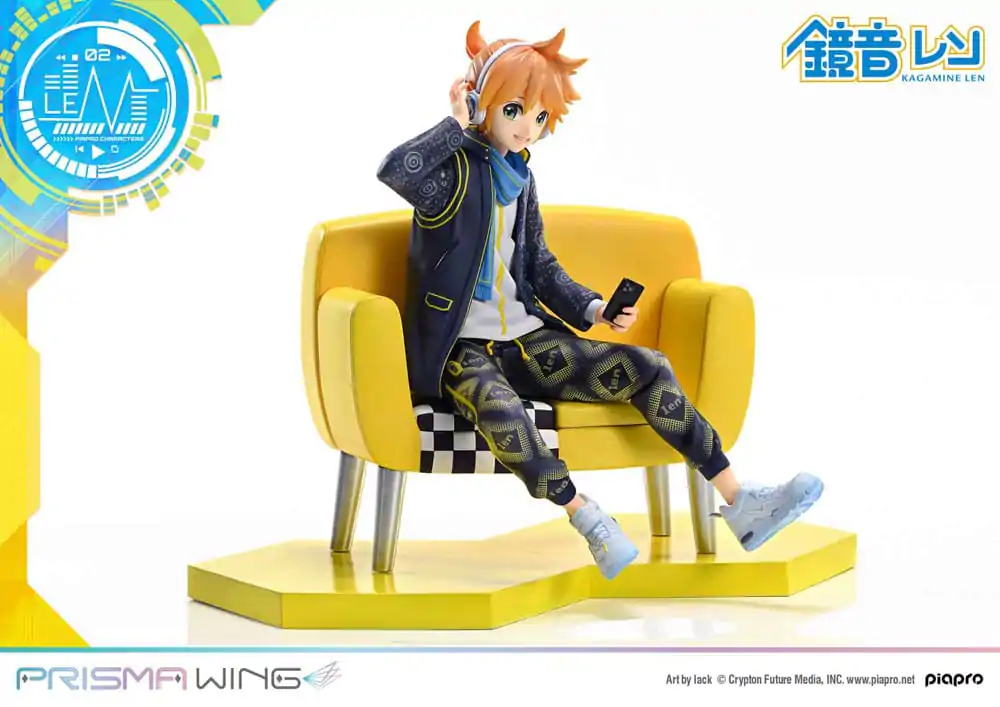 Vocaloid Piapro Characters Prisma Wing PVC Statue 1/7 Kagamine Len (Art by lack) 18 cm product photo