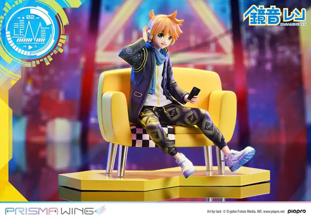 Vocaloid Piapro Characters Prisma Wing PVC Statue 1/7 Kagamine Len (Art by lack) 18 cm product photo