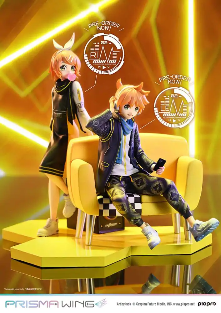 Vocaloid Piapro Characters Prisma Wing PVC Statue 1/7 Kagamine Len (Art by lack) 18 cm product photo