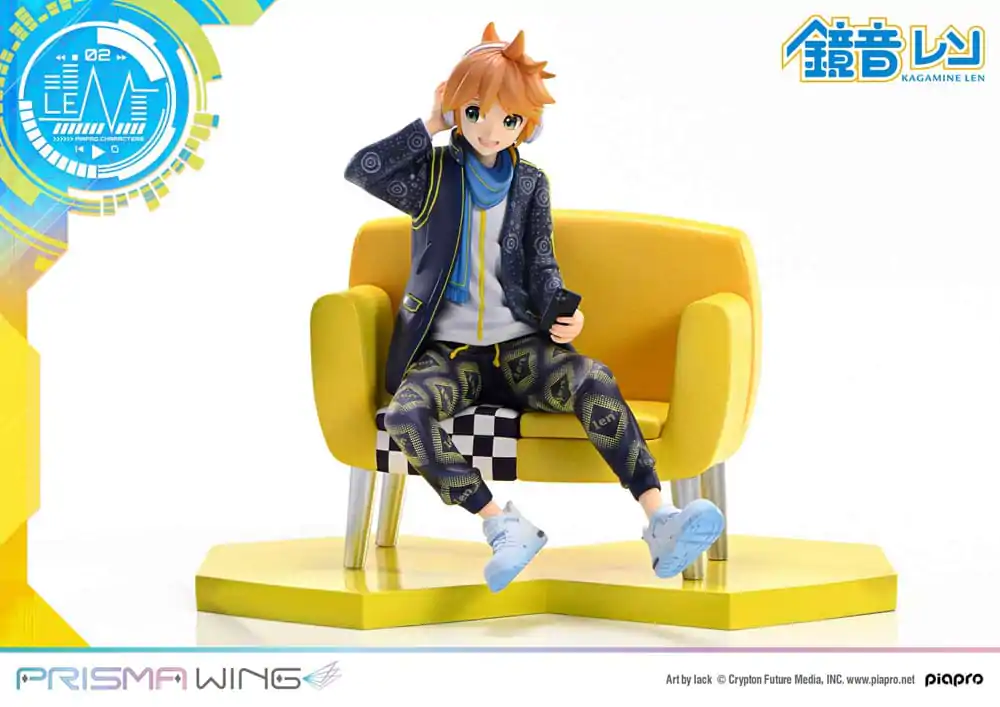 Vocaloid Piapro Characters Prisma Wing PVC Statue 1/7 Kagamine Len (Art by lack) 18 cm product photo