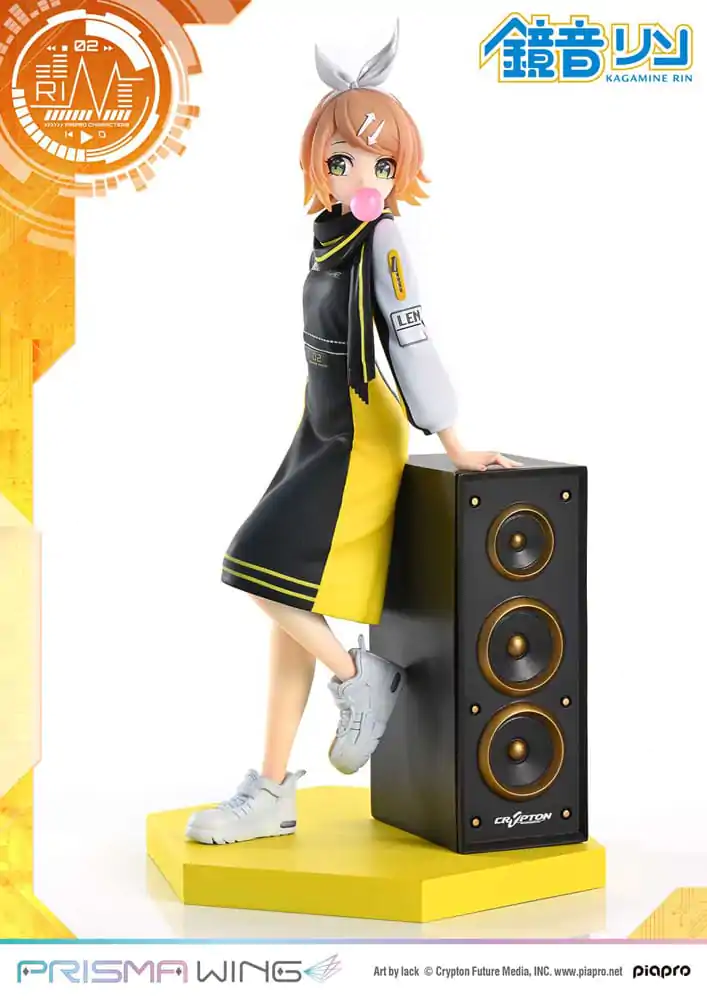 Vocaloid Piapro Characters Prisma Wing PVC Statue 1/7 Kagamine Rin (Art by lack) 21 cm product photo