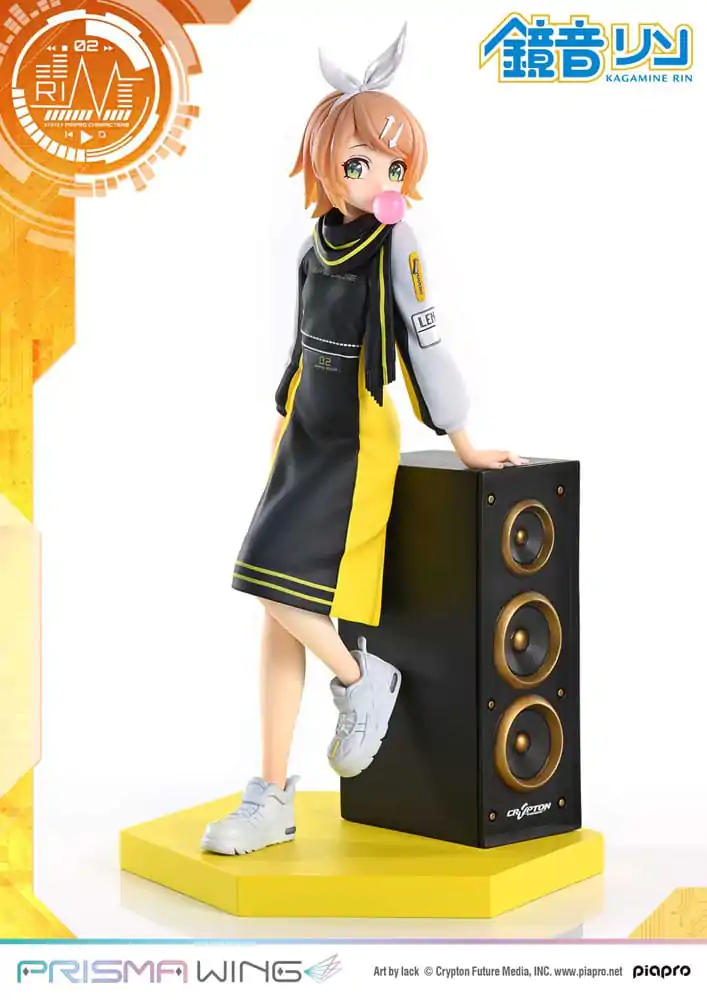 Vocaloid Piapro Characters Prisma Wing PVC Statue 1/7 Kagamine Rin (Art by lack) 21 cm product photo