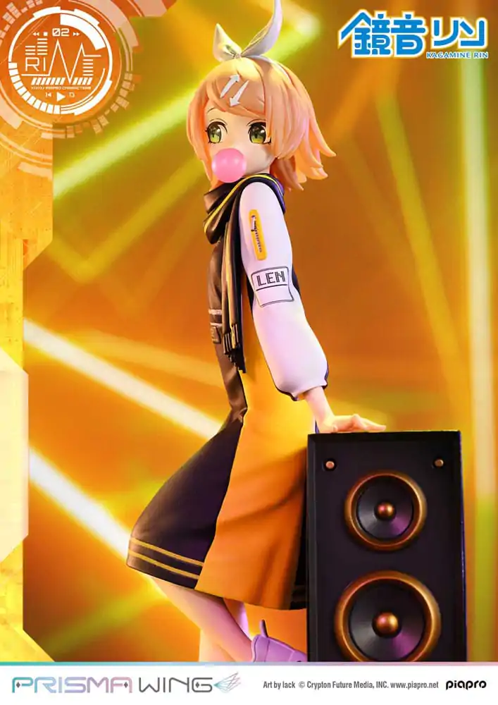 Vocaloid Piapro Characters Prisma Wing PVC Statue 1/7 Kagamine Rin (Art by lack) 21 cm product photo