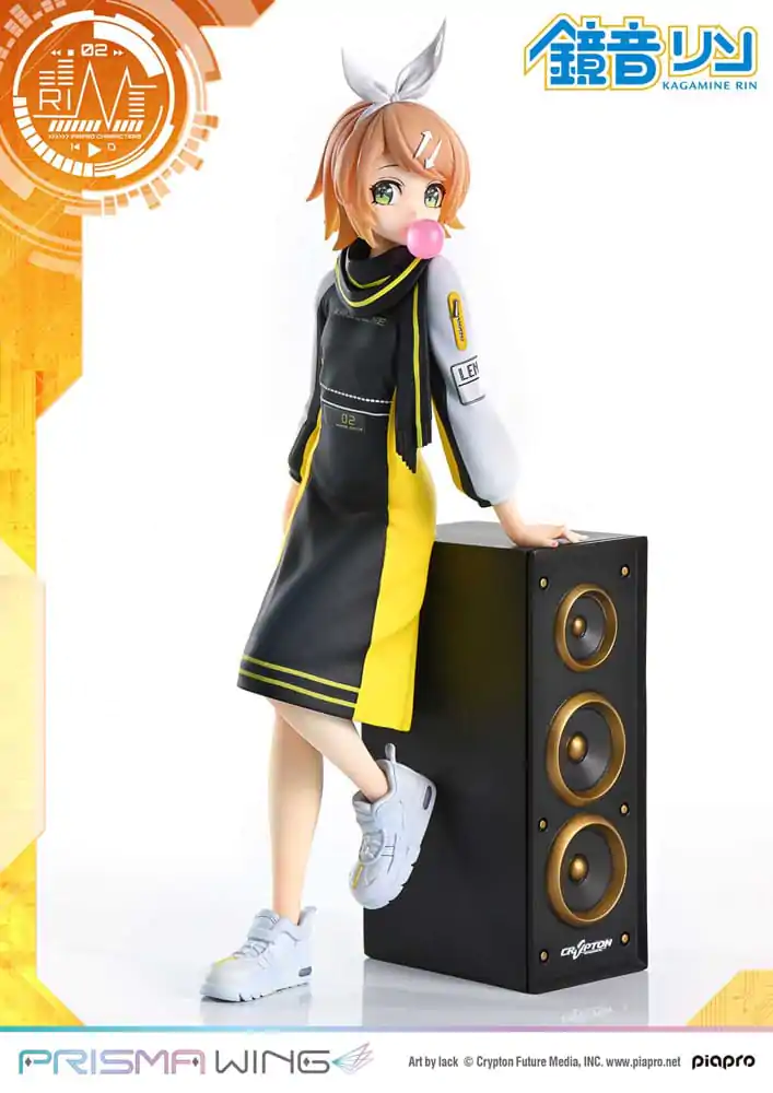 Vocaloid Piapro Characters Prisma Wing PVC Statue 1/7 Kagamine Rin (Art by lack) 21 cm product photo