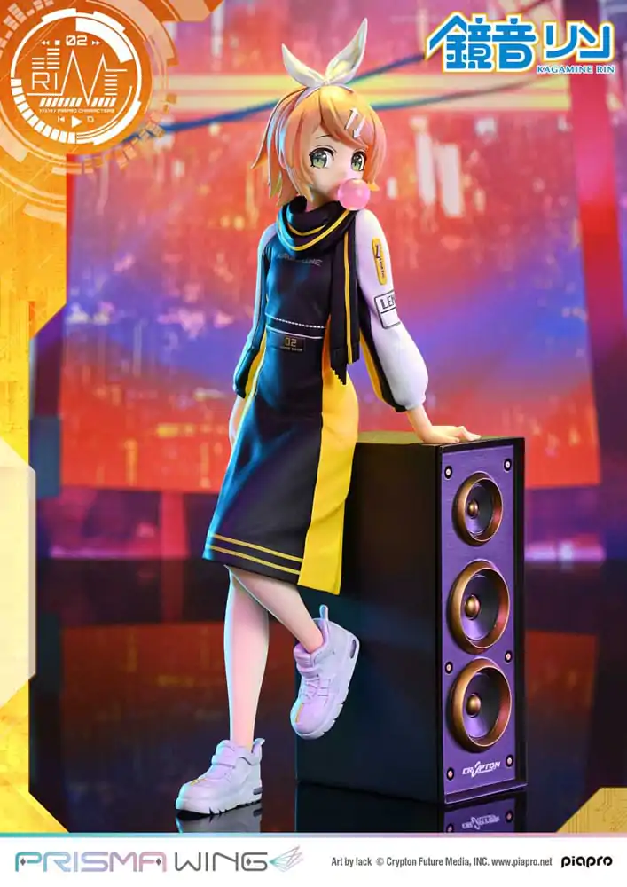 Vocaloid Piapro Characters Prisma Wing PVC Statue 1/7 Kagamine Rin (Art by lack) 21 cm product photo