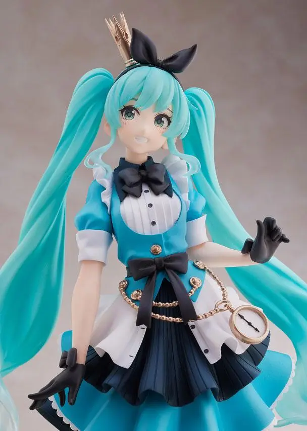 Vocaloid PVC Princess AMP Statue Hatsune Miku Alice Ver. 18 cm product photo