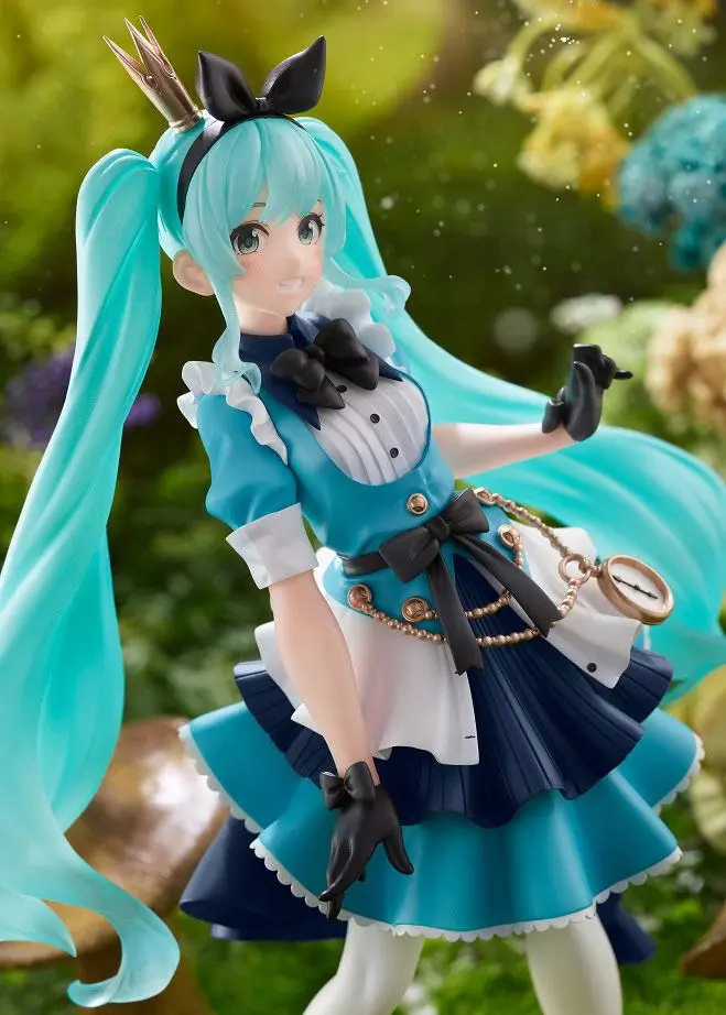Vocaloid PVC Princess AMP Statue Hatsune Miku Alice Ver. 18 cm product photo