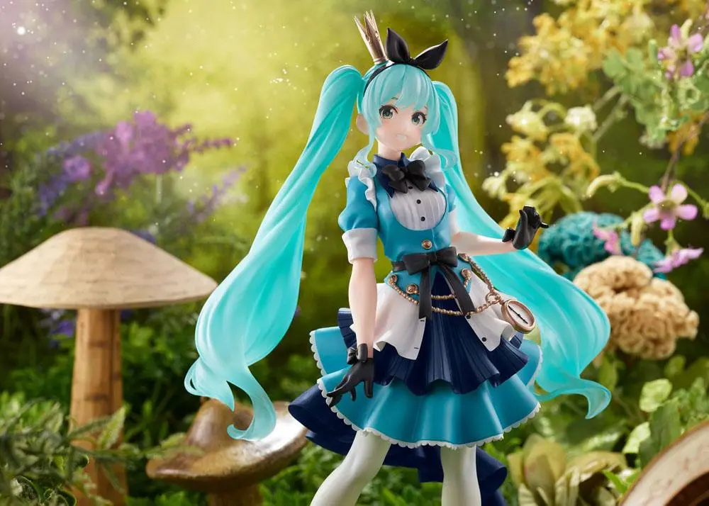 Vocaloid PVC Princess AMP Statue Hatsune Miku Alice Ver. 18 cm product photo