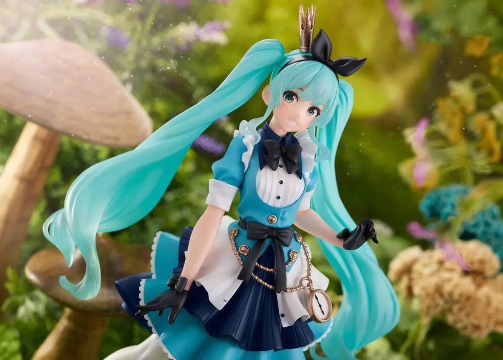 Vocaloid PVC Princess AMP Statue Hatsune Miku Alice Ver. 18 cm product photo
