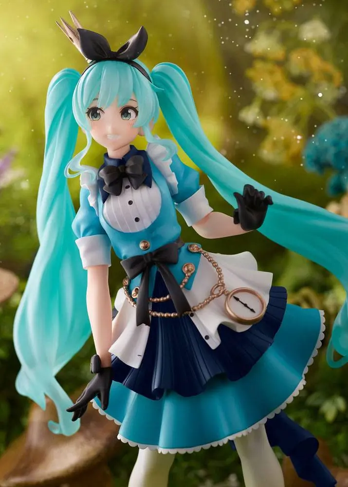 Vocaloid PVC Princess AMP Statue Hatsune Miku Alice Ver. 18 cm product photo
