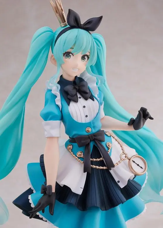Vocaloid PVC Princess AMP Statue Hatsune Miku Alice Ver. 18 cm product photo