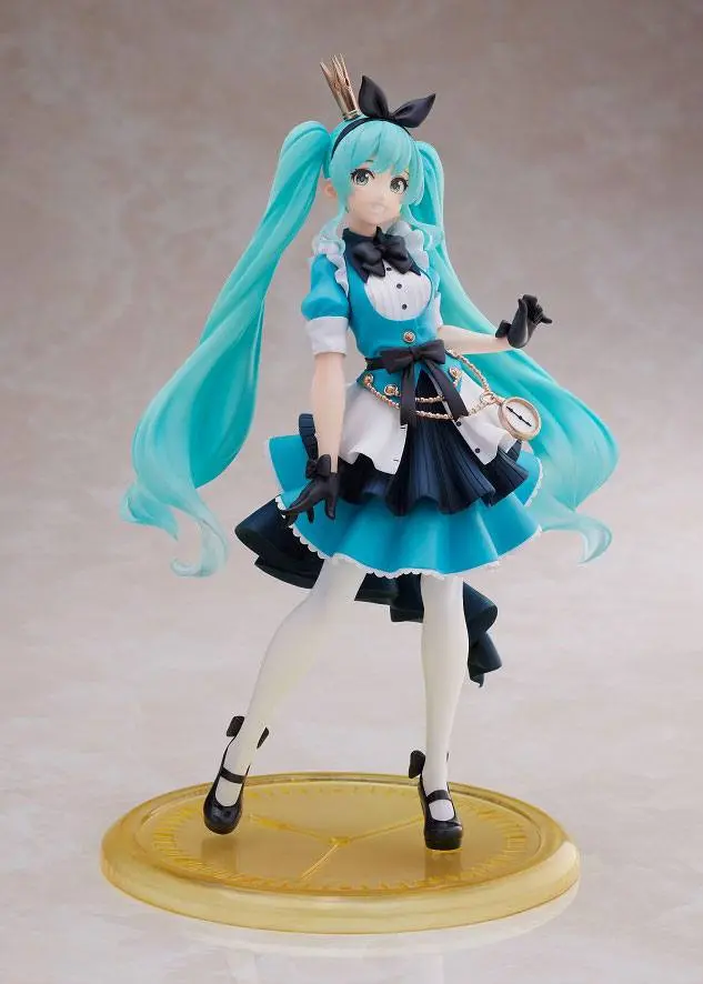 Vocaloid PVC Princess AMP Statue Hatsune Miku Alice Ver. 18 cm product photo