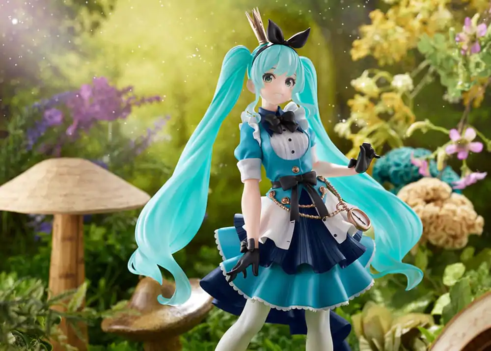 Vocaloid PVC Princess AMP Statue Hatsune Miku Alice Ver. 18 cm (re-run) product photo