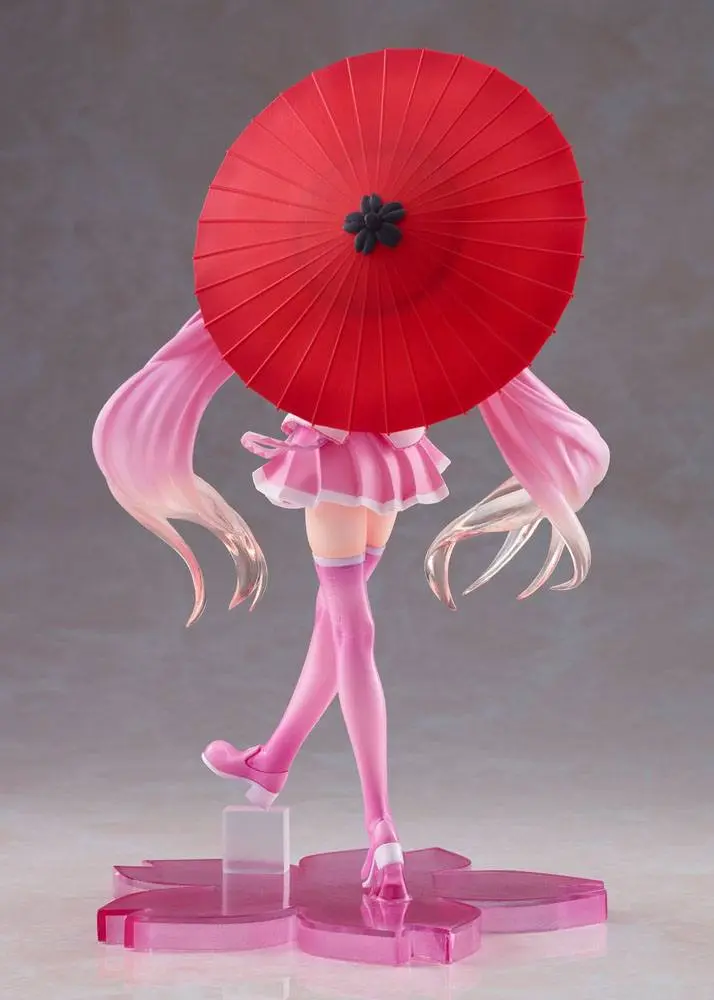 Vocaloid PVC Statue Sakura Miku 2nd Season New Written Japanese Umbrella Ver. 20 cm product photo