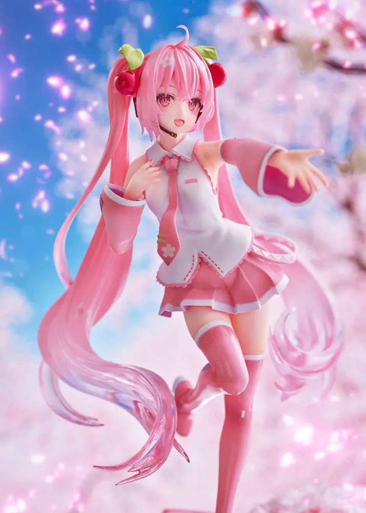 Vocaloid PVC Statue Sakura Miku 2nd Season New Written Stage Face Ver. 20 cm product photo