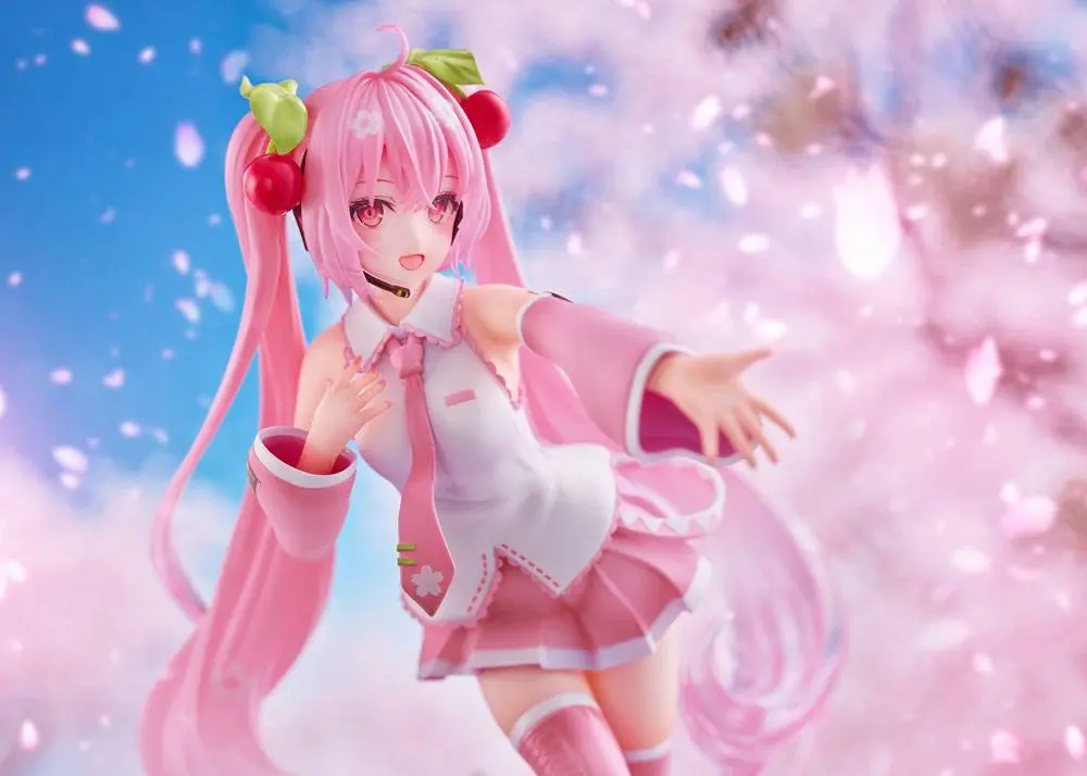 Vocaloid PVC Statue Sakura Miku 2nd Season New Written Stage Face Ver. 20 cm product photo