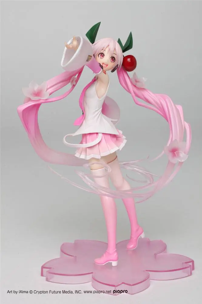 Vocaloid PVC Statue Sakura Miku Newly Written 2020 Ver. 20 cm product photo