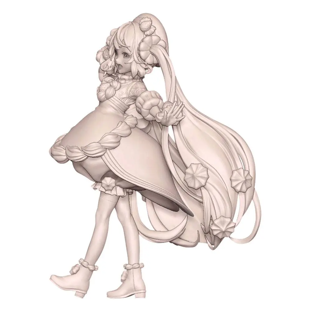 Vocaloid Sweet Tea Time PVC Statue Hatsune Miku Strawberry Short 17 cm product photo