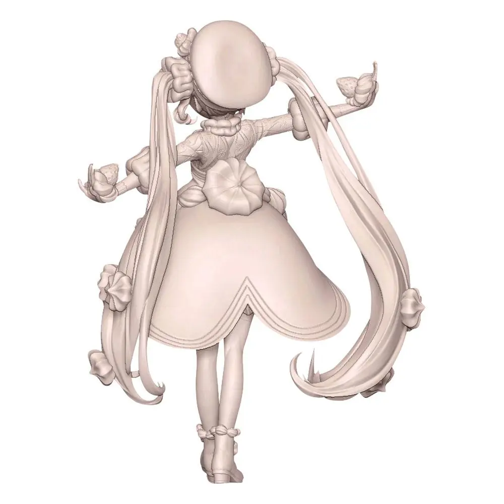Vocaloid Sweet Tea Time PVC Statue Hatsune Miku Strawberry Short 17 cm product photo