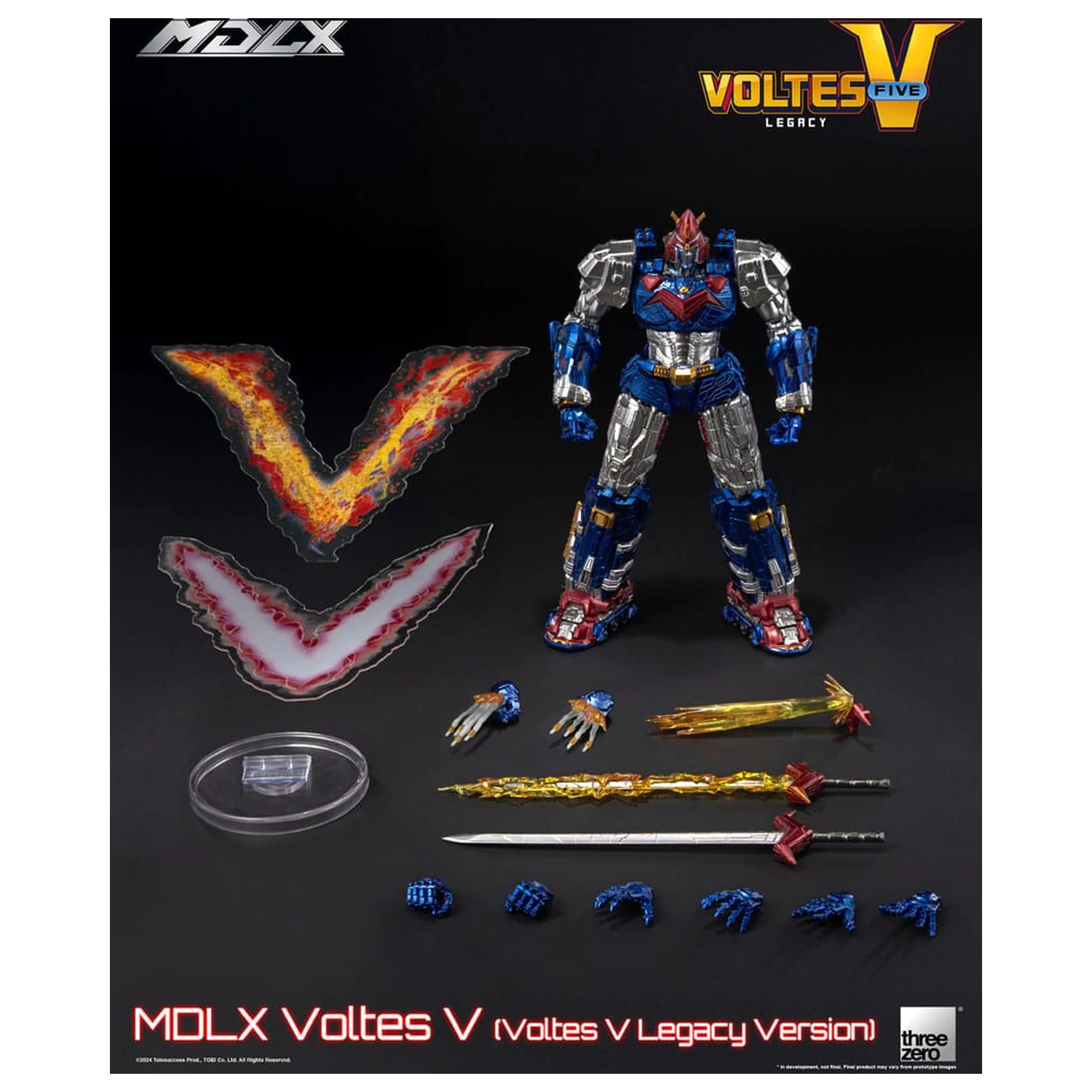 Voltes V MDLX Action Figure Cliffjumper (Voltes V Legacy Version) 15 cm product photo