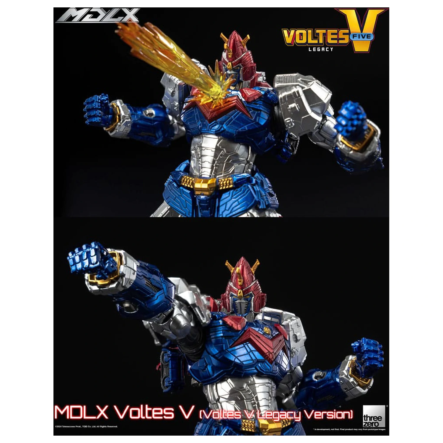 Voltes V MDLX Action Figure Cliffjumper (Voltes V Legacy Version) 15 cm product photo
