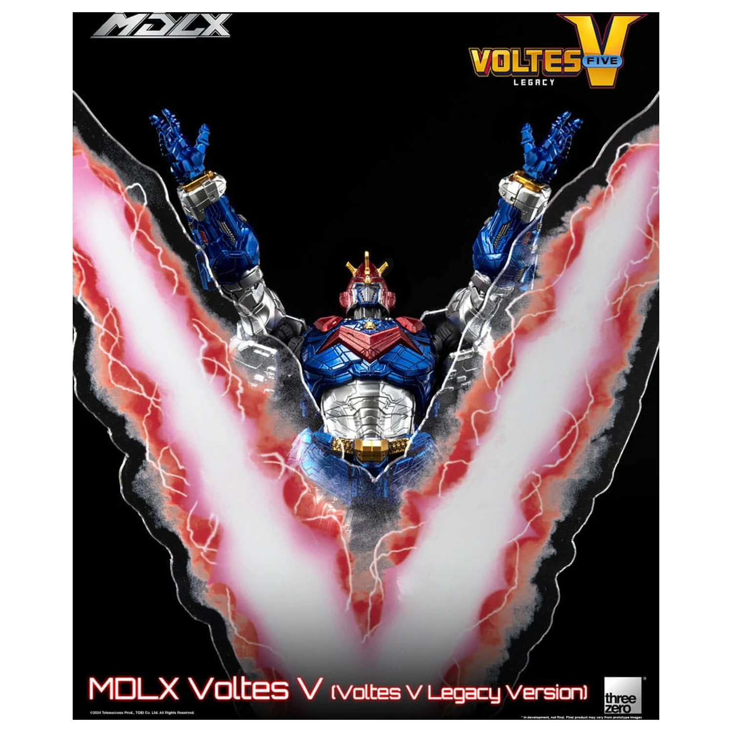 Voltes V MDLX Action Figure Cliffjumper (Voltes V Legacy Version) 15 cm product photo