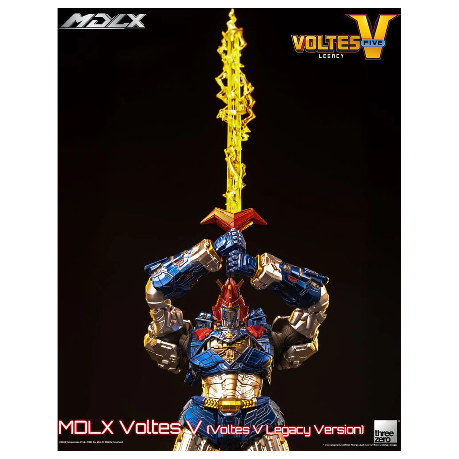 Voltes V MDLX Action Figure Cliffjumper (Voltes V Legacy Version) 15 cm product photo