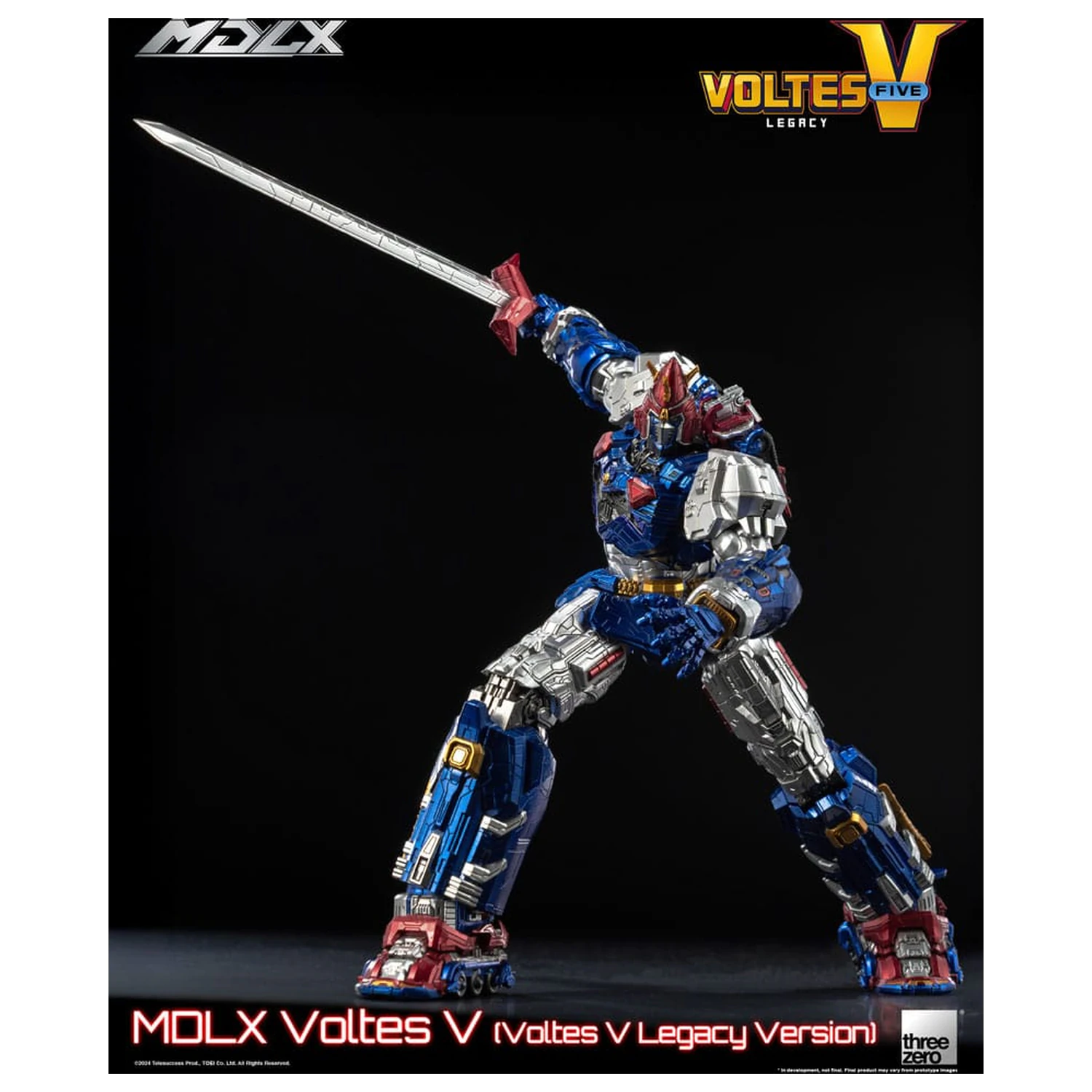 Voltes V MDLX Action Figure Cliffjumper (Voltes V Legacy Version) 15 cm product photo